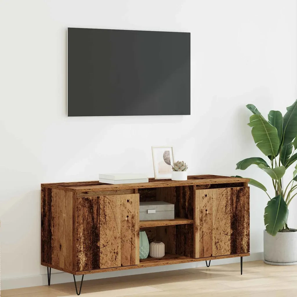 Mobile TV-Credenza per TV-Console TV Legno vecchio 104 x 35 x 50 cm Legno multistrato 484145