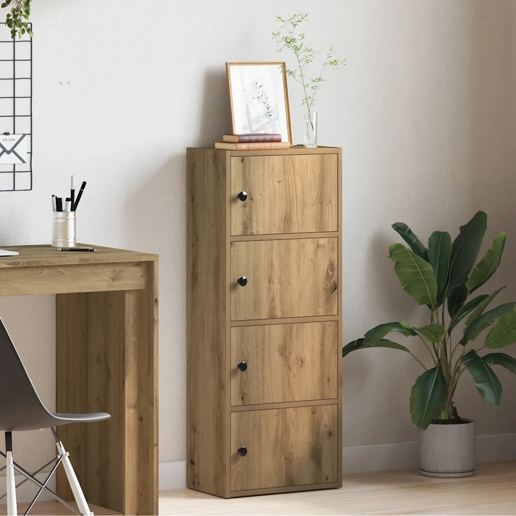 Libreria Rovere Artigianale 40x24x102 cm in Legno Multistrato 860381