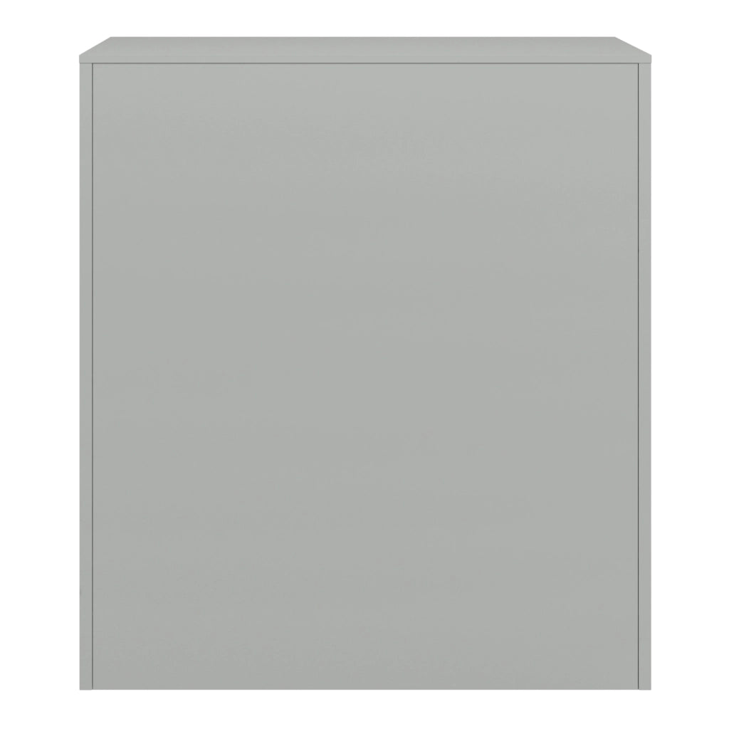 Armadio Casellario Rautavaara in Acciaio 6 Ante con Serratura 100 x 90 x 40 cm Grigio Pallido [en.casa]