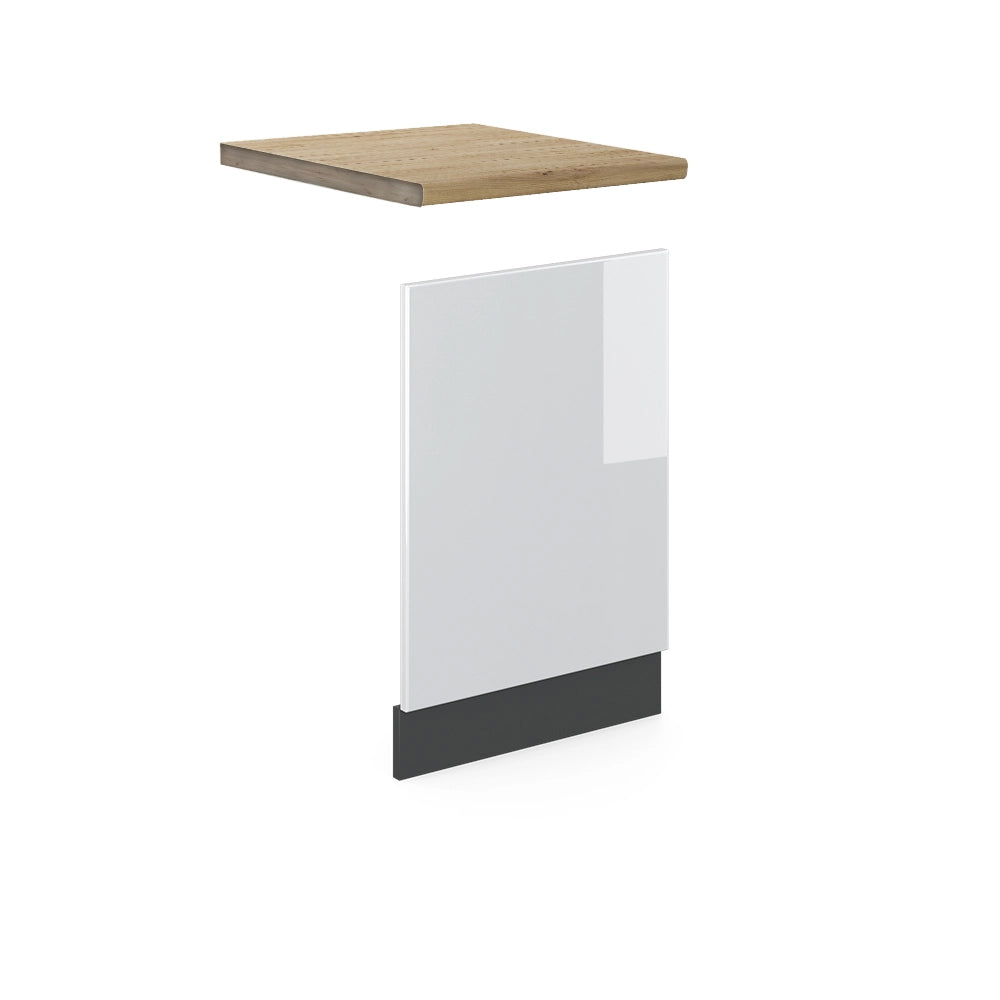 Vicco Pannello frontale Bianco lucido 45 cm , PL Rovere