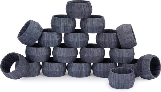 Servizi per Tavola in Rame a Tendenza per Abitazione - 15 pollici - 12 pezzi - Grigio