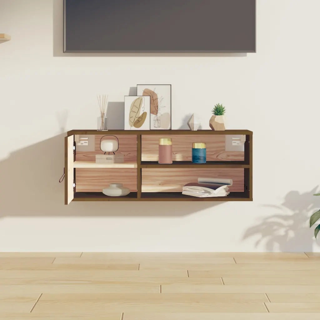 Pensile Miele 80x30x30 cm in Legno Massello di Pino cod mxl 32824