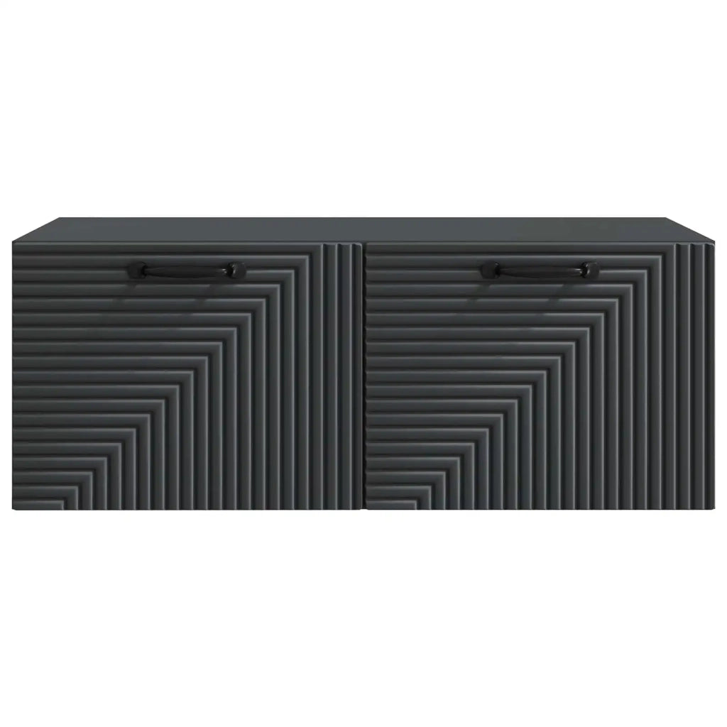 Mobile Porta TV da Muro Nero 78,5 x 41 x 30 cm 898686