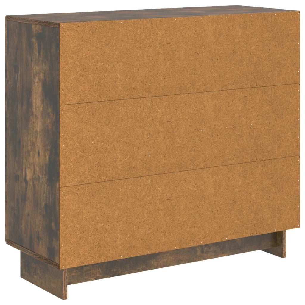 Credenza Rovere Fumo 89 x 34,5 x 80 cm Legno ingegnerizzato 893960