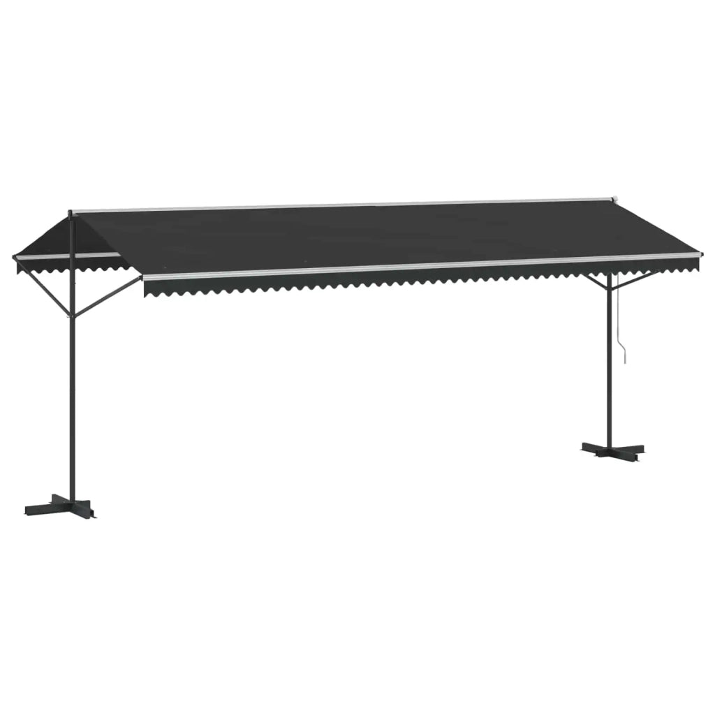 Tenda Parasole con Piedistallo 600x300 cm Antracite 145888