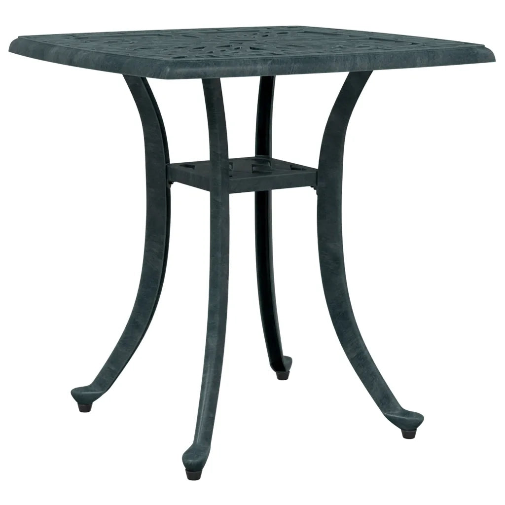 Tavolo da Giardino Verde 53x53x53 cm in Alluminio Pressofuso 4002818