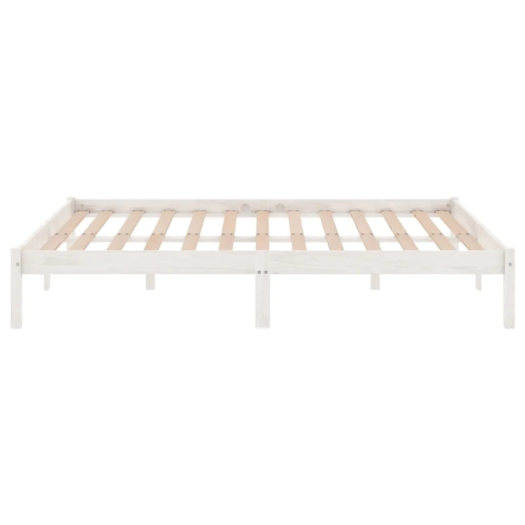 Giroletto Bianco in Legno Massello 150x200 cm King Size