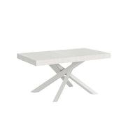 Tavolo allungabile 90x180/440 cm Volta bianco frassino telaio bianco