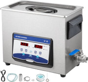 Pulitore Ultrasuono - 6,5L - Con Funzione di Depurazione - Display Digitale