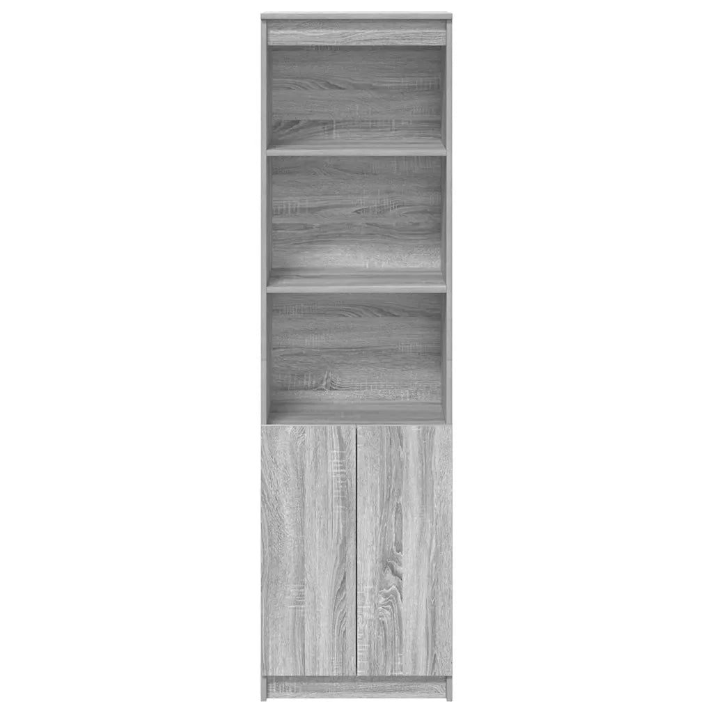 Credenza Grigio Sonoma 50x35x180 cm in Legno Multistrato 3328467