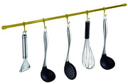 KIT TUBO SOTTOPENSILE PORTAMESTOLI CON ACCESSORI Ø mm. 16x1000 Bronzato