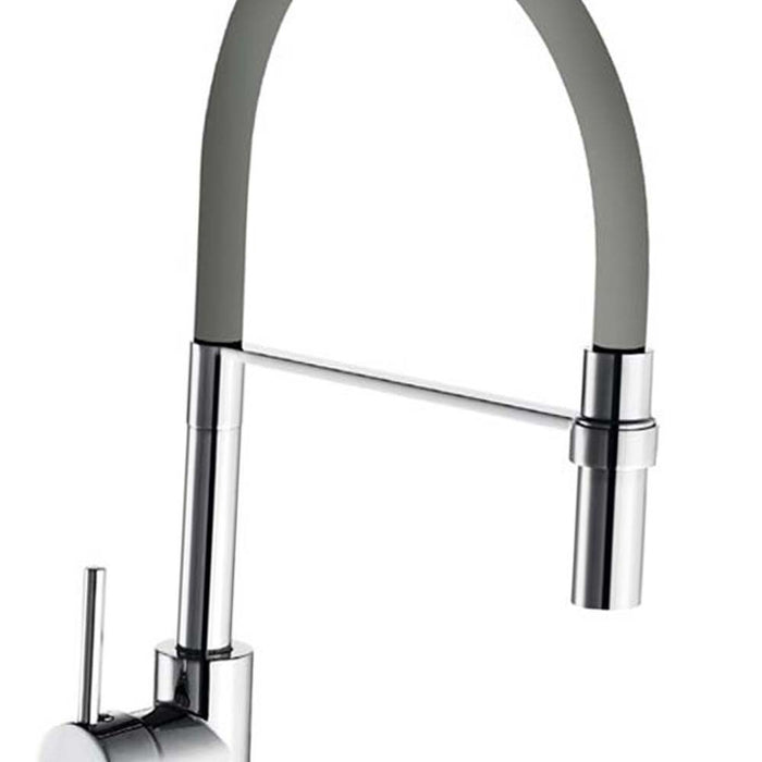 Miscelatore lavello serie winter a bocca alta, grigio