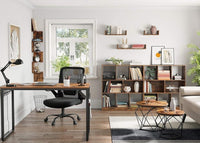 Tavolini da caffè Valora Rustic Brown Set di 2 con struttura in acciaio | stile loft