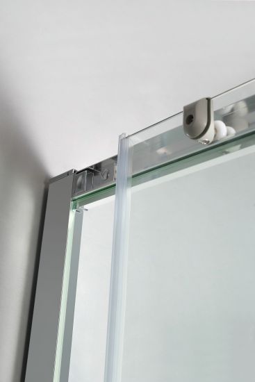 Box Doccia Cristallo 6 mm Serigrafato Profili Squadrati - Misura: 80 x 100 x h190 