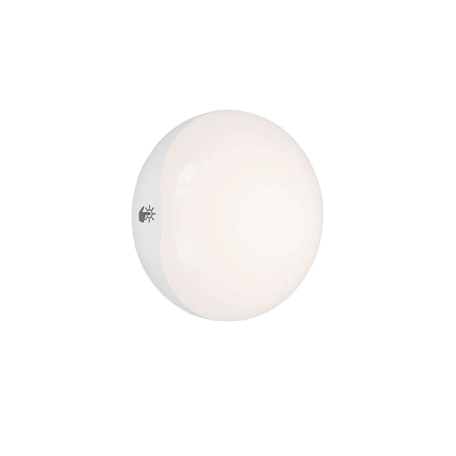 Applique Moderna Lero Plastica Bianco Touch Led Integrato 0,4W 6500K
