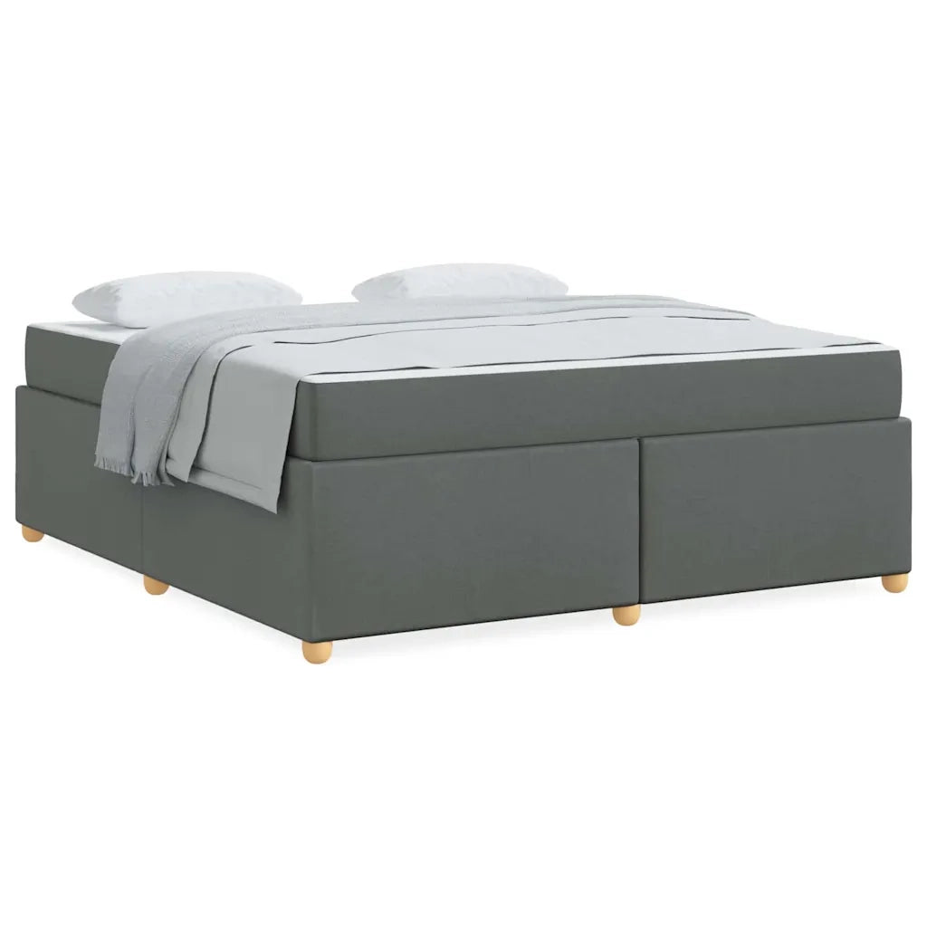 vidaXL Struttura del letto Grigio scuro 180 x 200 cm Tessuto
