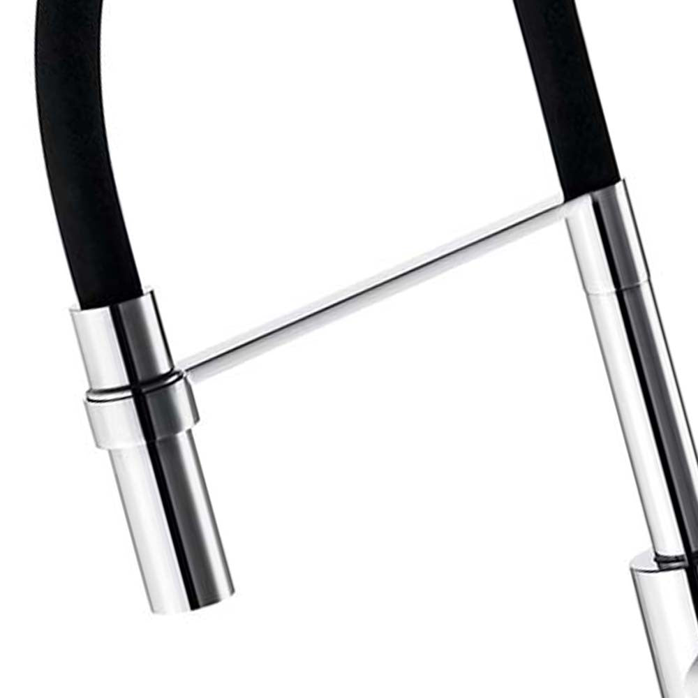 Miscelatore winter a canna alta con doccetta estraibile