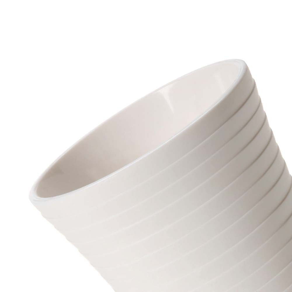 Bicchiere bianco - serie bowling