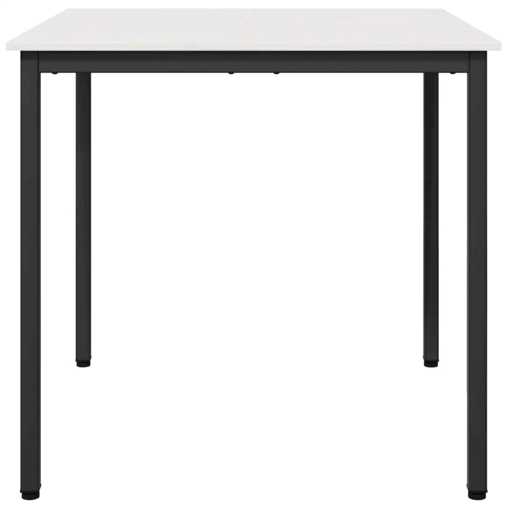 Tavolo da pranzo Bianco 80 x 80 x 75 cm Pino massello 892784