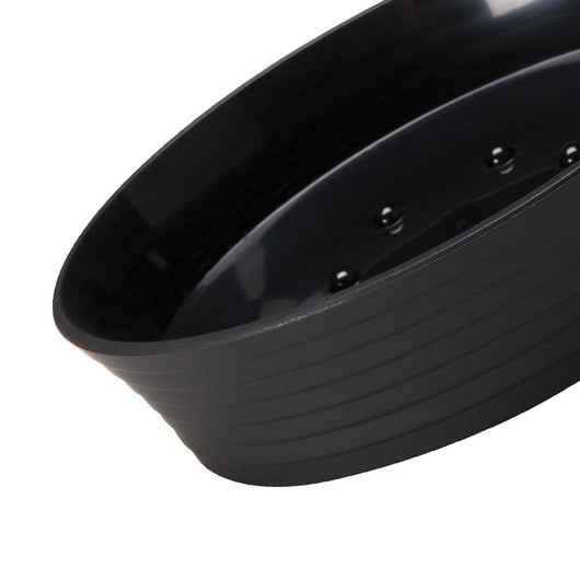 Porta sapone nero - serie bowling