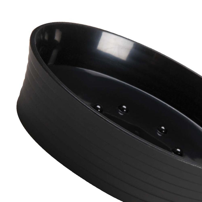 Porta sapone nero - serie bowling