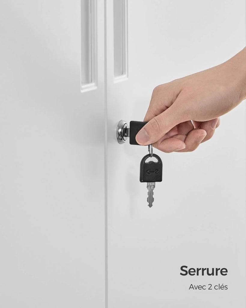 Armadio portaoggetti in acciaio a 5 ripiani armadio per ufficio 40 x 80 x 180 cm doppia anta unità di stoccaggio resistente per garage o ufficio grigio 12_0003984