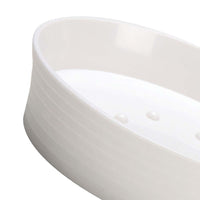 Porta sapone bianco - serie bowling