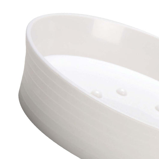 Porta sapone bianco - serie bowling