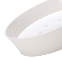 Porta sapone bianco - serie bowling