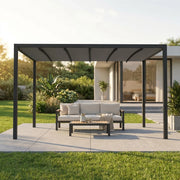 PERGOLA RETRATTILE MOTORIZZATA 3 X 4 CON LED