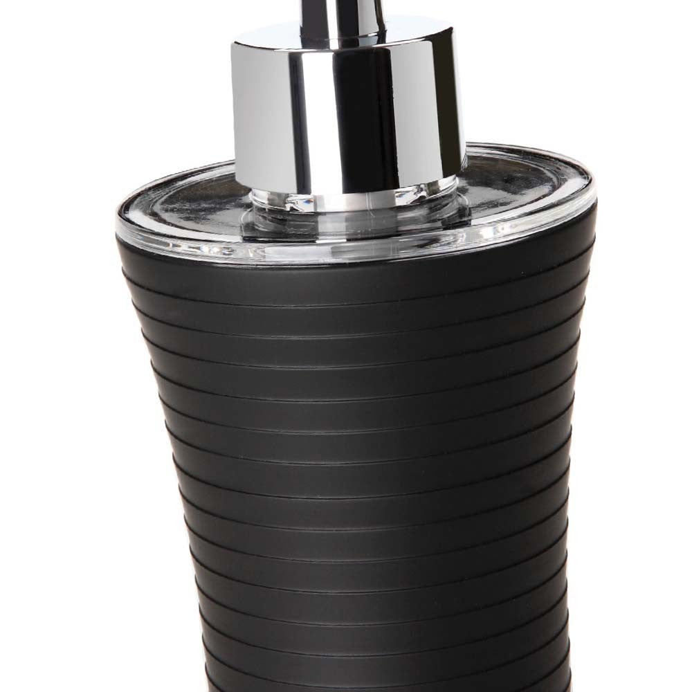 Dispenser sapone nero - serie bowling