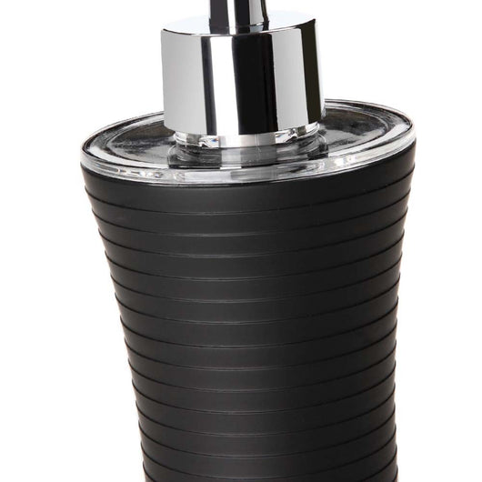 Dispenser sapone nero - serie bowling