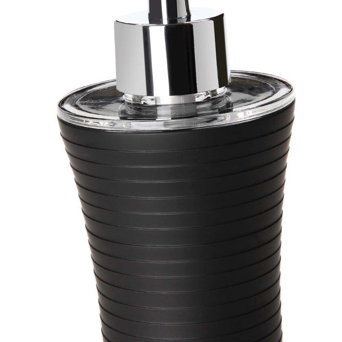 Dispenser sapone nero - serie bowling