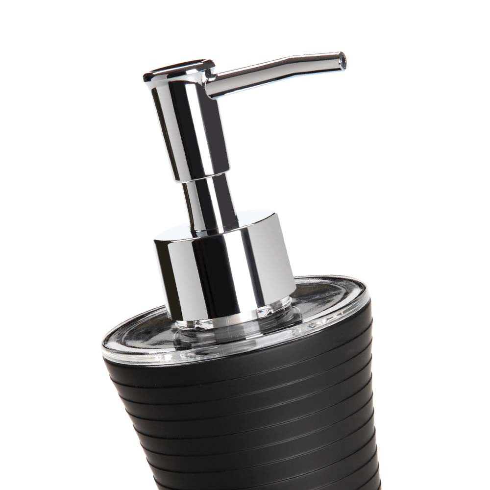 Dispenser sapone nero - serie bowling