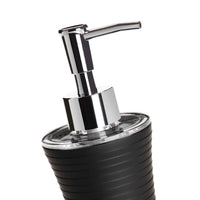 Dispenser sapone nero - serie bowling