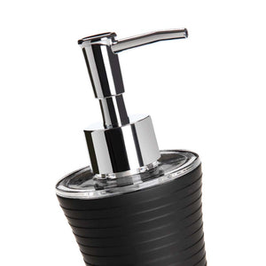 Dispenser sapone nero - serie bowling