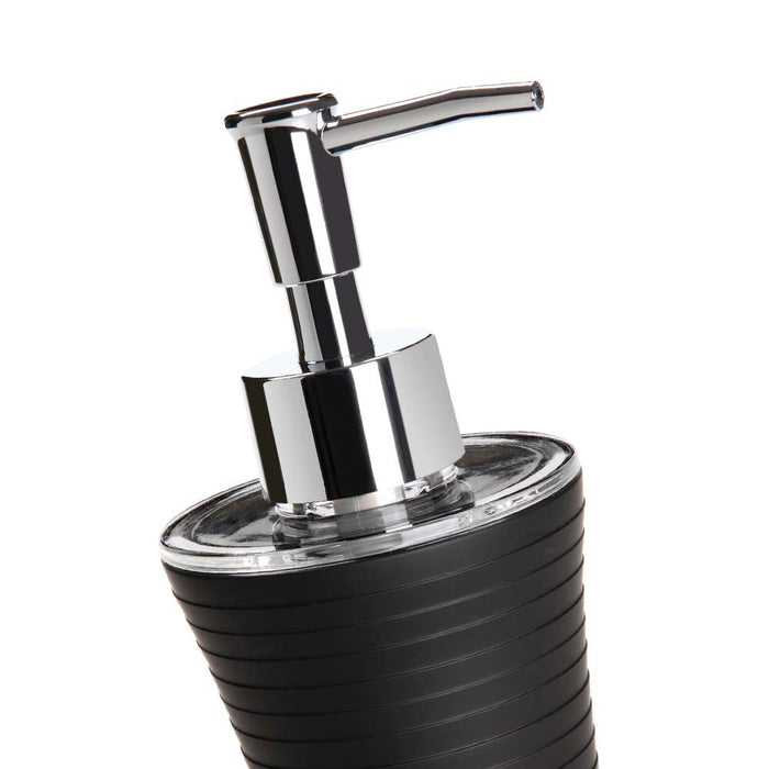 Dispenser sapone nero - serie bowling