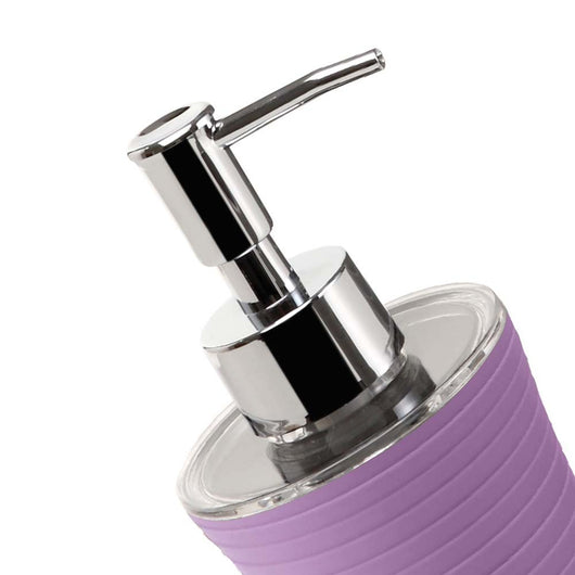 Dispenser sapone viola - serie bowling