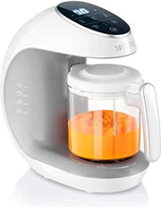 Cucina per Bambini 7 in 1 - Stoviglie, Frullatore, Impulsore, Funzione di Pulizia Automatica, Sterilizzatore di Biberon, Riscaldamento, Disgelatore - Robot Cucina Multifunzione