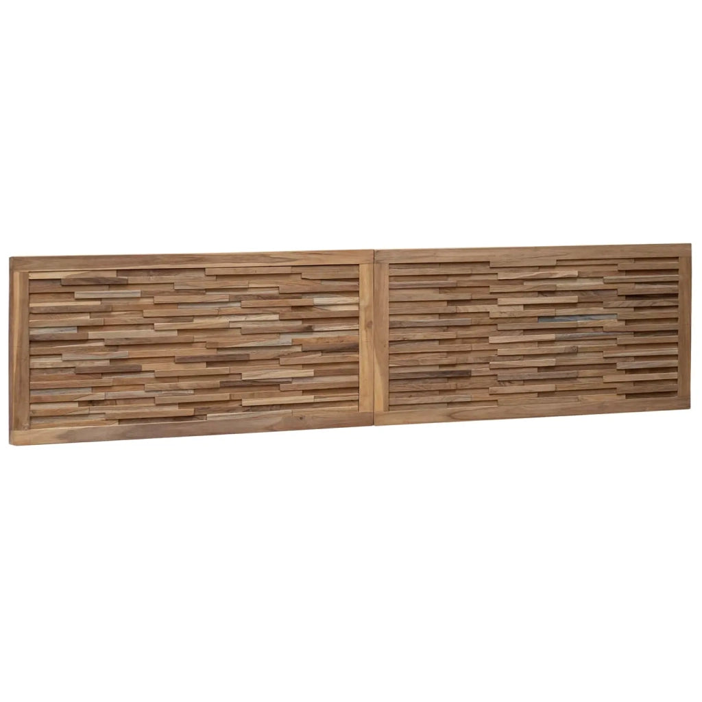 Testiera Naturale 200 cm Legno di teak solido 42024558