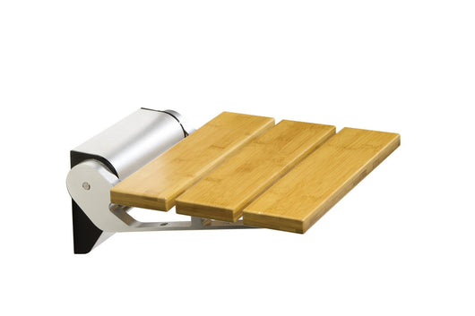 Sedile per doccia ribaltabile in bambù