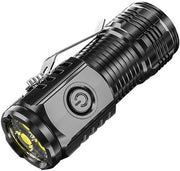 Mini lampa da taschino, mini lampa da taschino con intensa potenza luminosa, lampa da taschino compatta e ricaricabile LED, lampa da taschino portatile e duratura con fissaggio magnetico per uso domestico e all'aperto