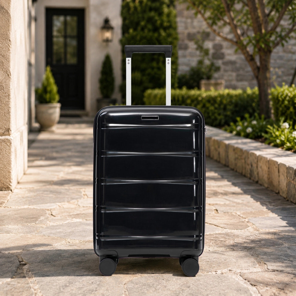 TROLLEY da Cabina 50,8 cm in PP Nero con Lucchetto a Combinazione