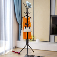 Appendiabiti da Terra 50x176h cm in Metallo Rubino Nero