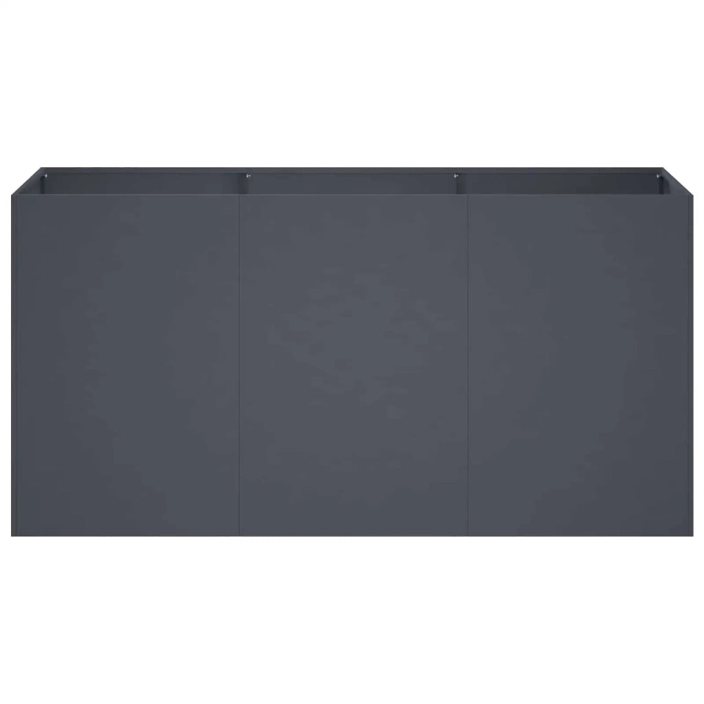 Vaso da giardino Antracite 120 x 40 x 60 cm 8005892
