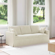 Divano Crema 198 x 78 x 80 cm Velluto