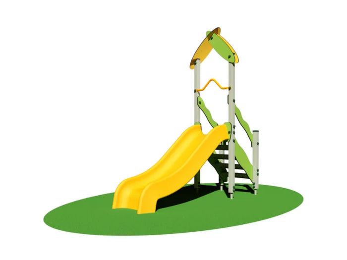 Scivolo Mowgli 960 Giochipark H100cm in polietilene con scaletta o scala gradini - Scala gradini