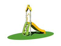 Scivolo Mowgli 960 Giochipark H100cm in polietilene con scaletta o scala gradini - Scaletta