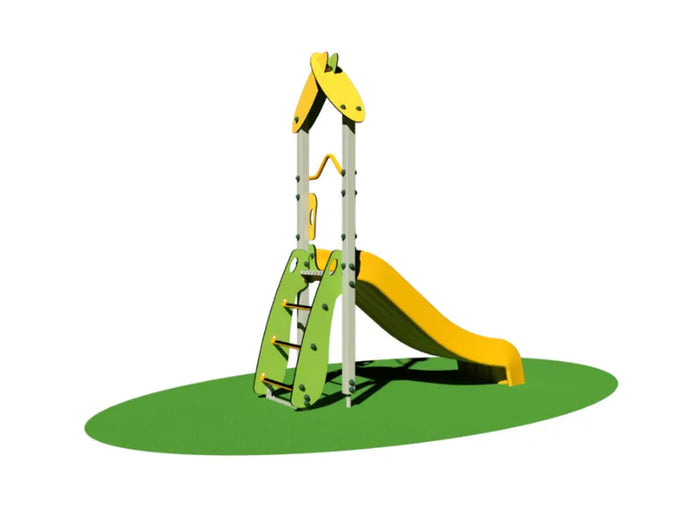 Scivolo Mowgli 960 Giochipark H100cm in polietilene con scaletta o scala gradini - Scaletta