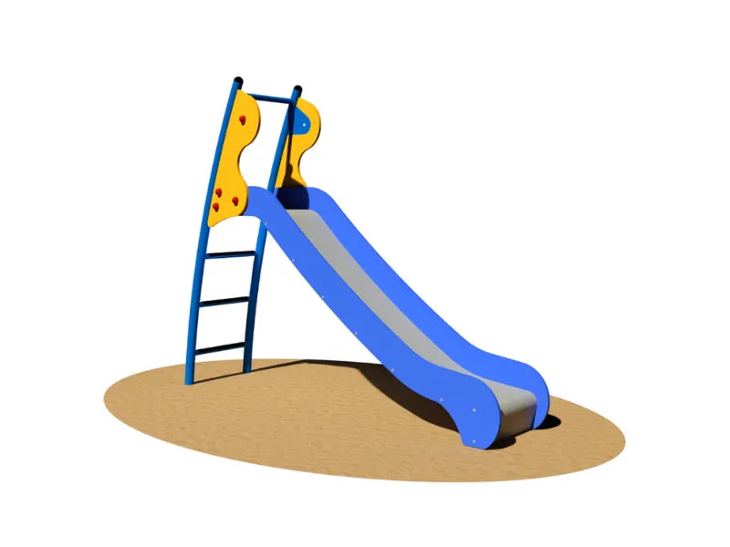 Scivolo Simy Giochipark H98 o 150cm in acciaio inox con scala in metallo - Scivolo H 98cm